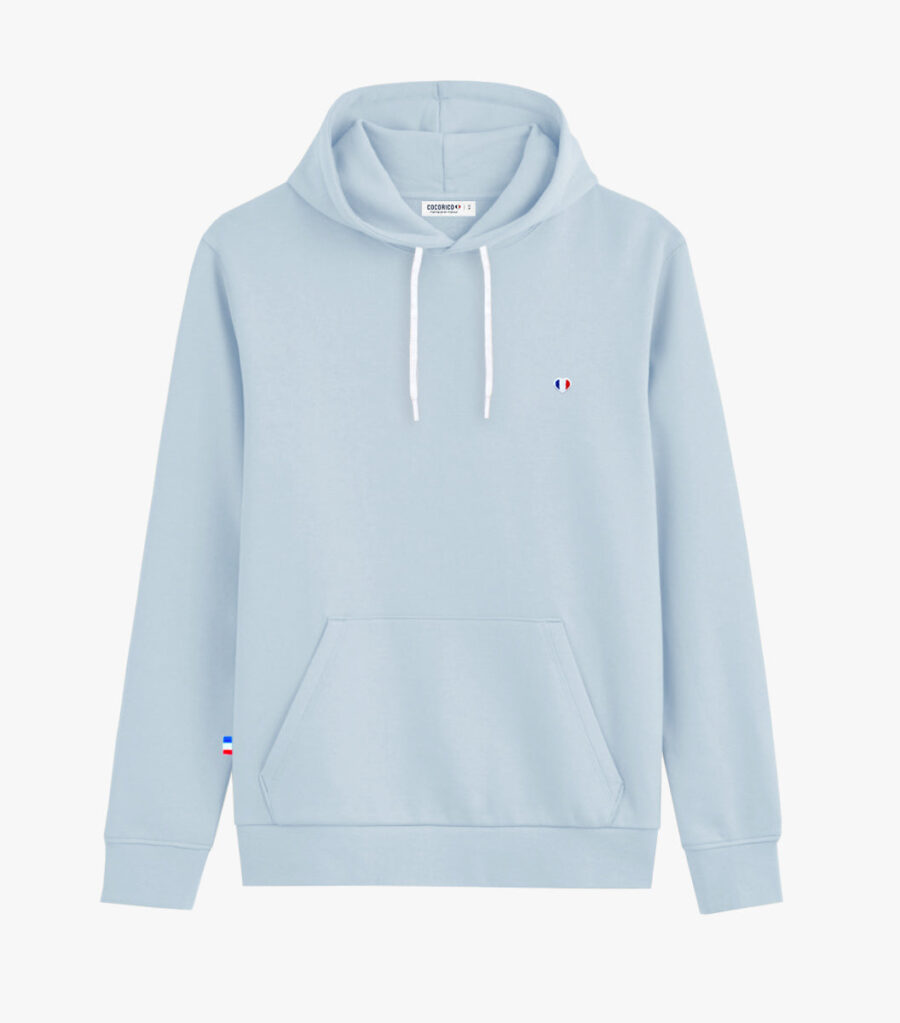 Sweat ? capuche Homme Ciel - L'Iconique - Image 3