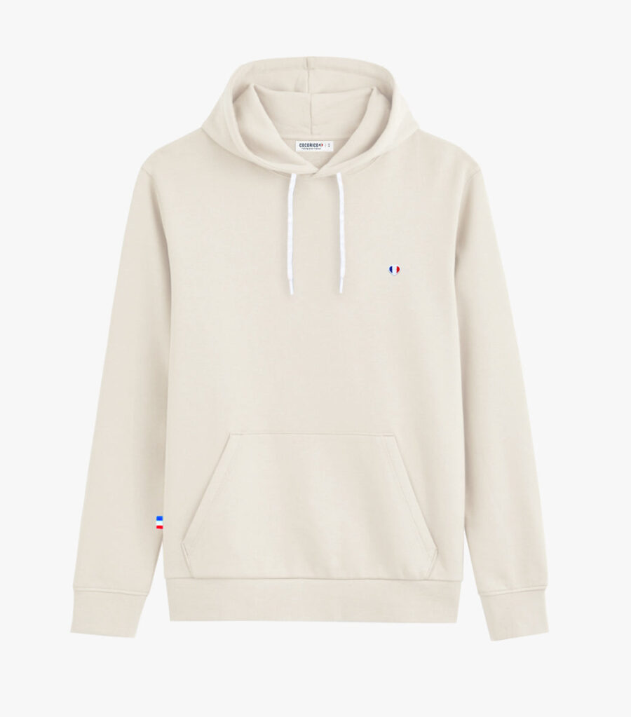 Sweat ? capuche Homme Sable - L'Iconique - Image 4