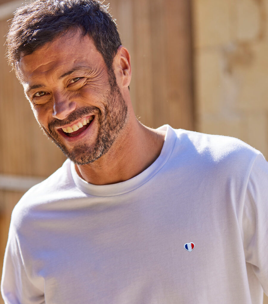 T-shirt Manches Longues Homme Blanc - Iconique - Image 2