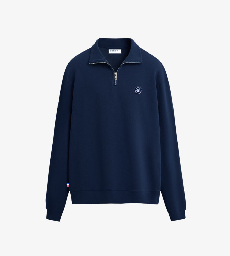 Sweat Camionneur Femme Marine - Blason - Image 3