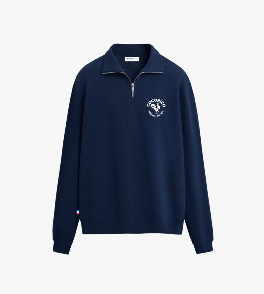 Sweat Camionneur Femme Marine - Coq Fran?ais - Image 3