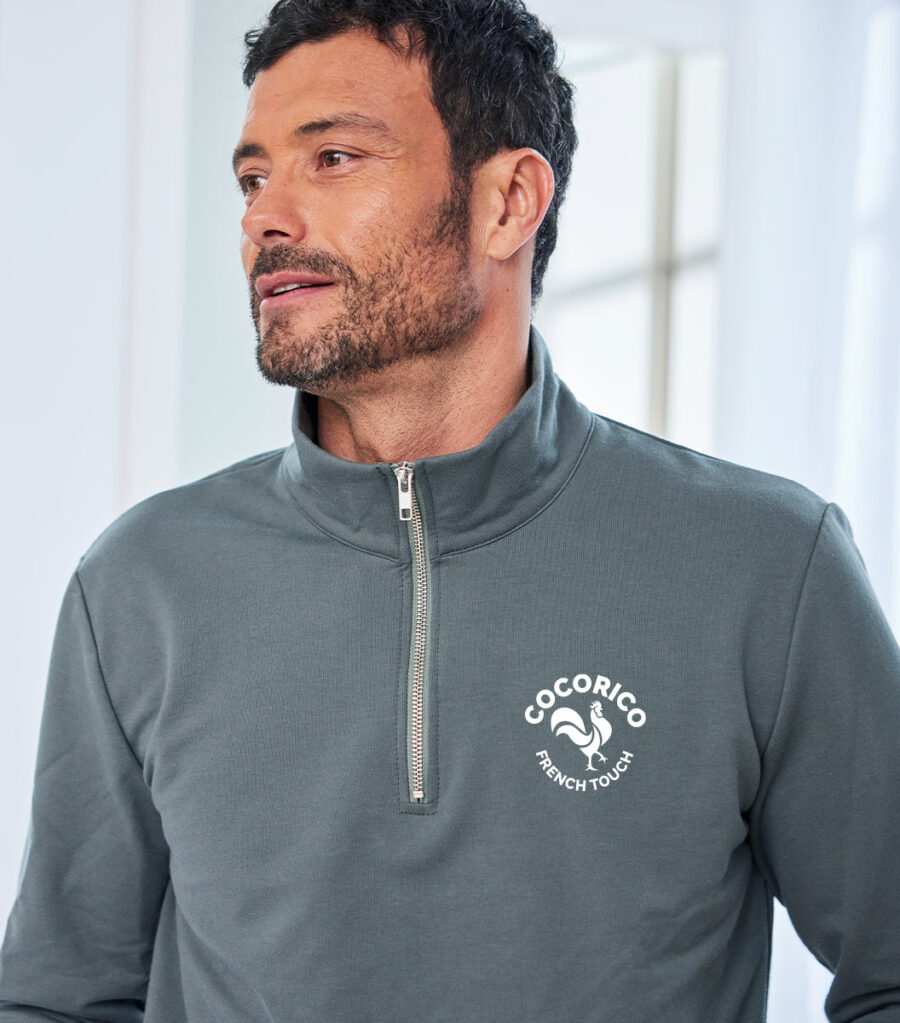 Sweat Camionneur Homme Sauge - Coq Fran?ais - Image 2