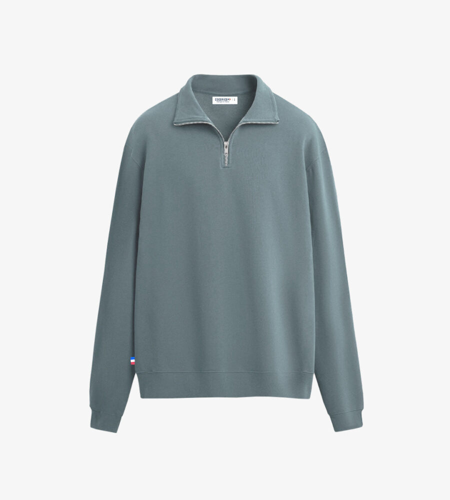 Sweat Camionneur Homme Sauge - Intemporel - Image 3