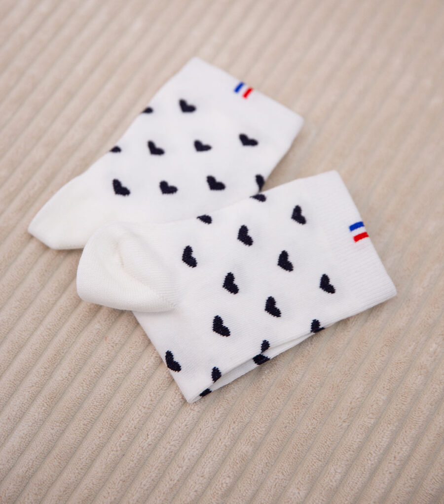 Chaussettes Femme x2 - Le Pack C?ur Noir - Image 5