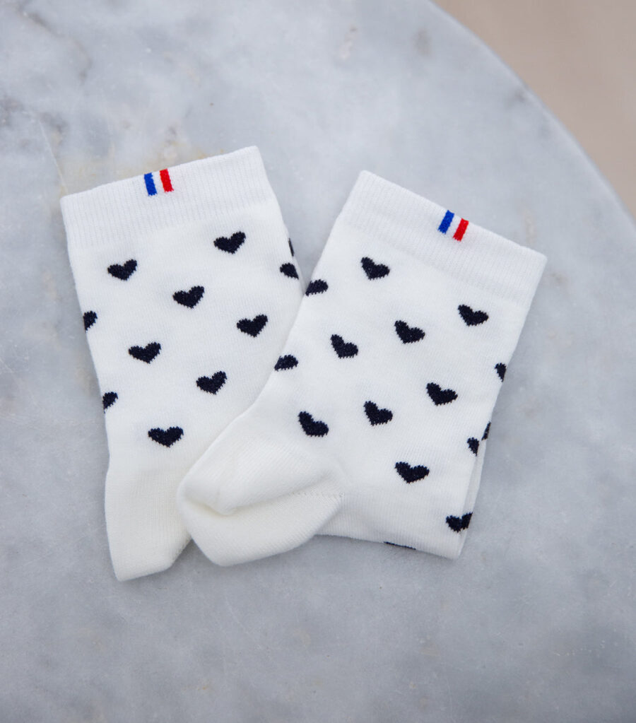 Chaussettes Femme x2 - Le Pack C?ur Noir - Image 3