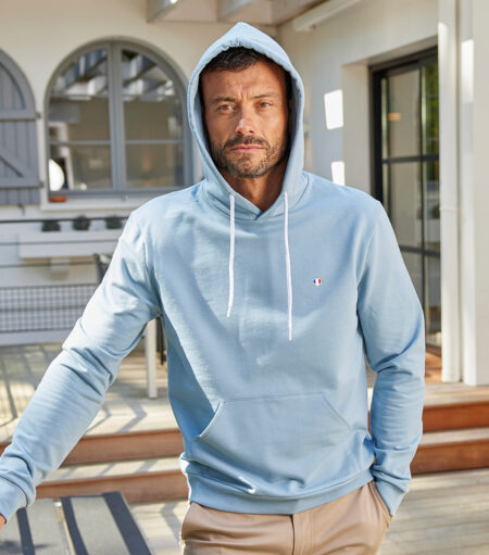 Sweat ? capuche Homme Ciel - L'Iconique
