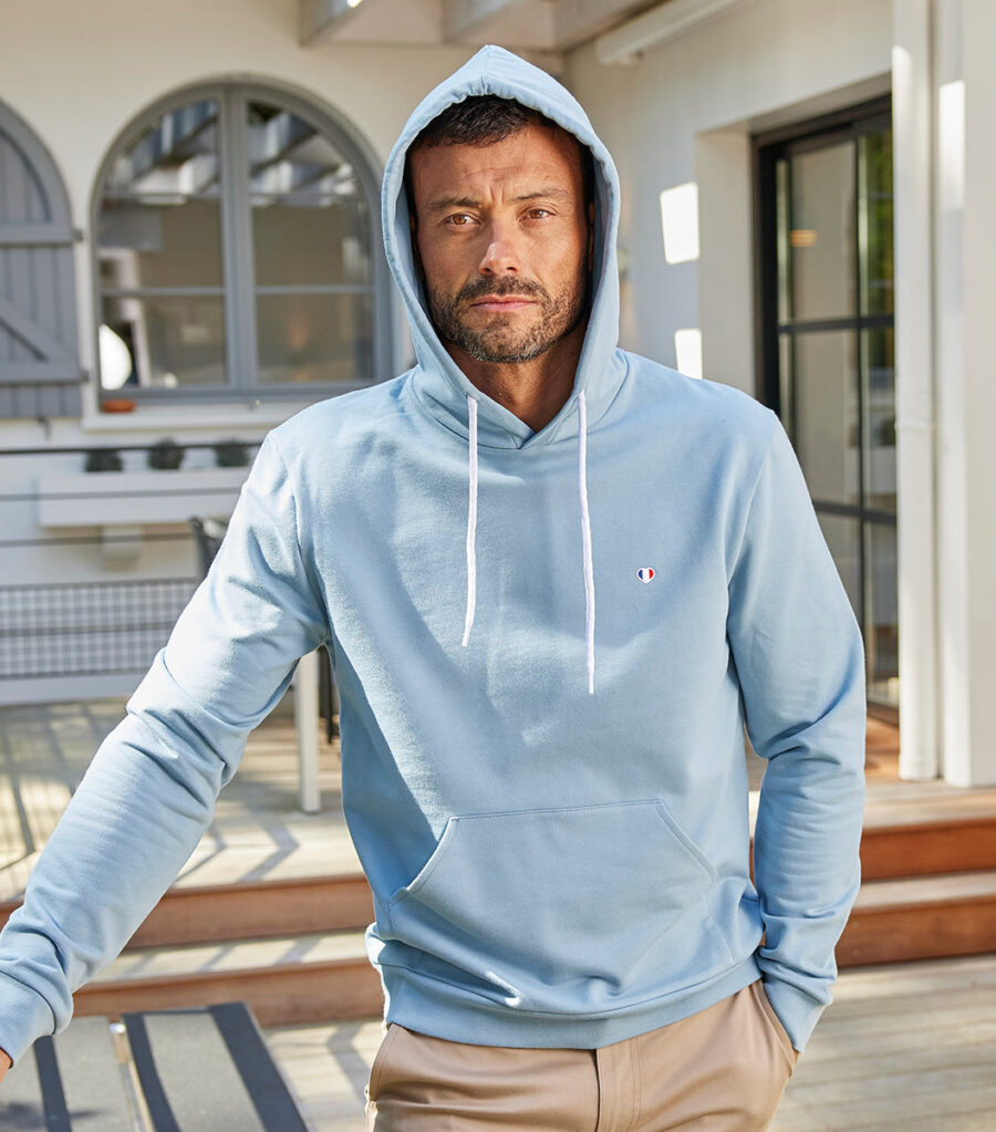 Sweat ? capuche Homme Ciel - L'Iconique