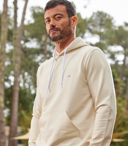 Sweat ? capuche Homme Sable - L'Iconique