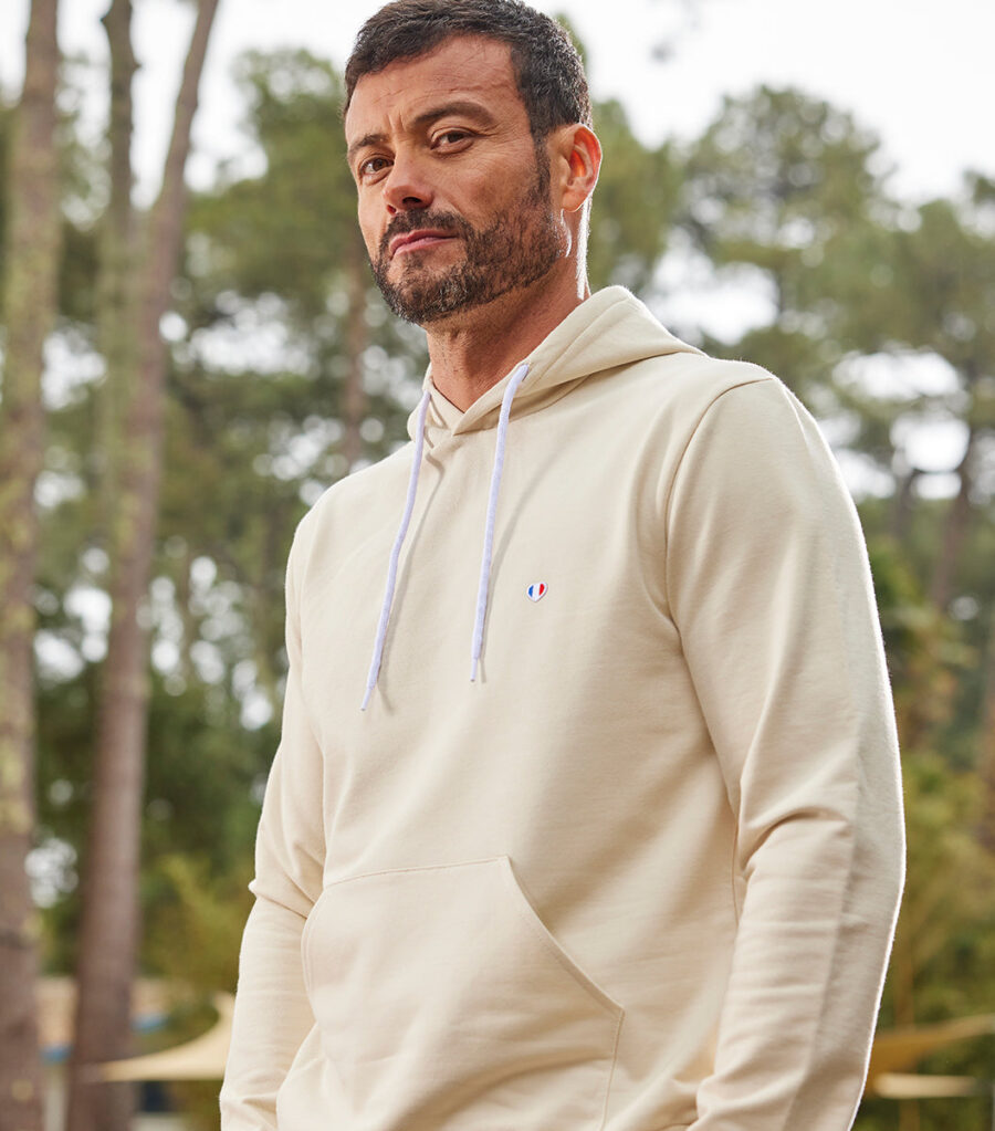 Sweat ? capuche Homme Sable - L'Iconique